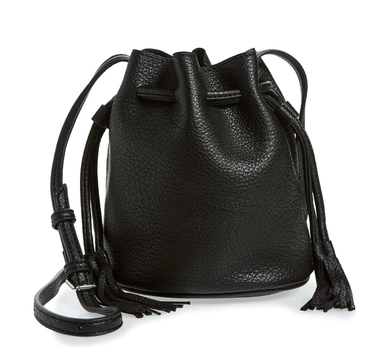 Brilliant Bucket Bag: Street Level Faux Leather Bucket Bag