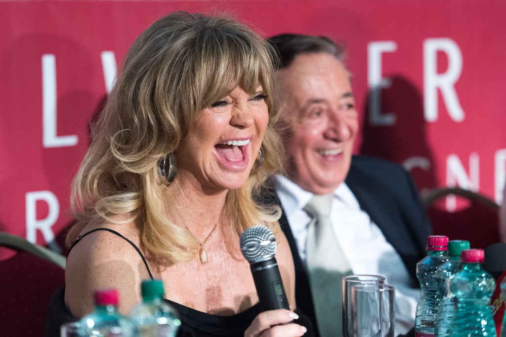 Goldie Hawn and Richard Lugner in Vienna February 2017