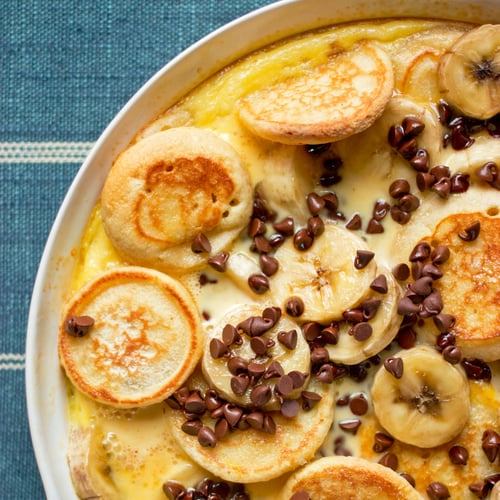 Chocolate Chip Buttermilk Pancake Casserole Recipe POPSUGAR Food