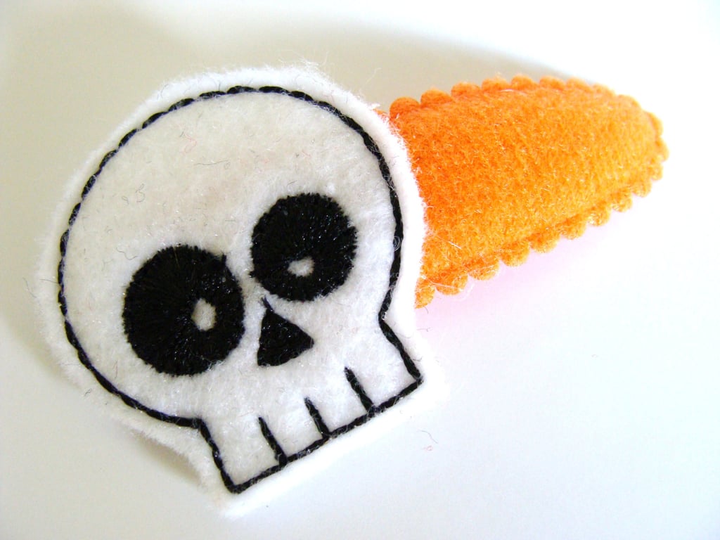 Skull Hair Clippie