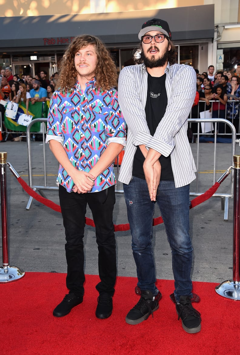 Workaholics stars Blake Anderson and Kyle Newacheck were there.