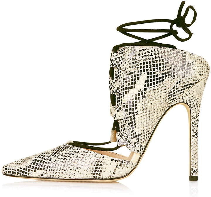 Topshop Lace-Up Pumps ($110)