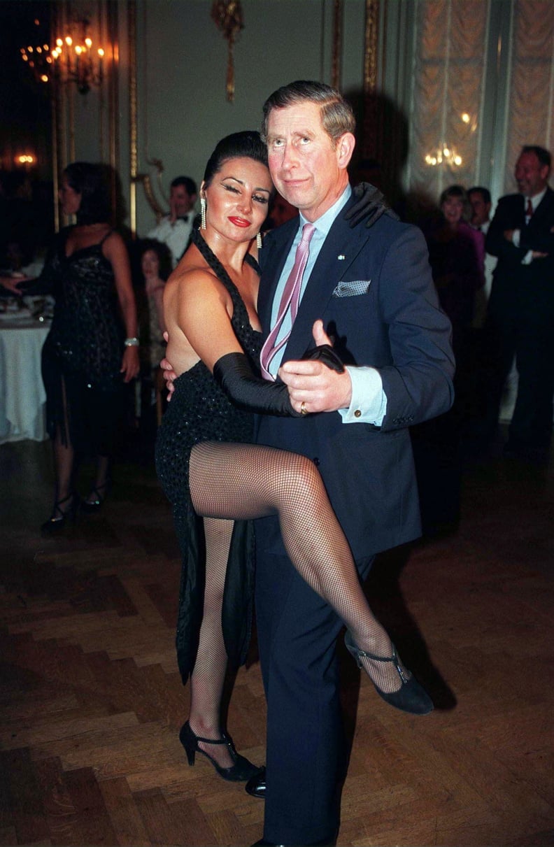 Charles Dancing the Tango in Buenos Aires in March 1999