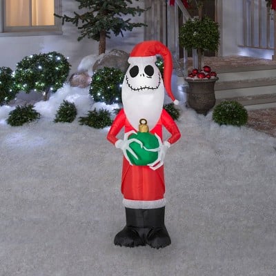 Disney 4ft the Nightmare Before Christmas Jack Skellington Inflatable Christmas Decoration