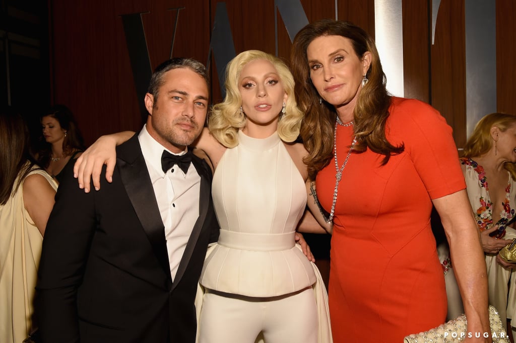 Pictured: Lady Gaga, Taylor Kinney, and Caitlyn Jenner