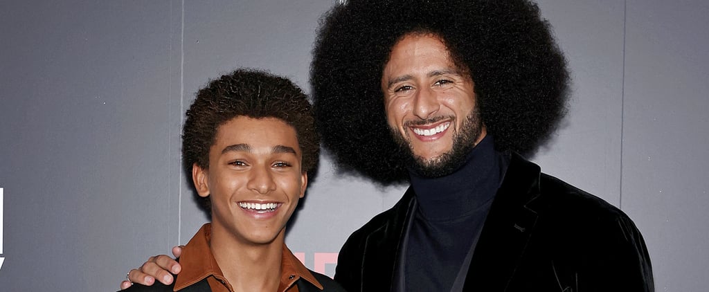 Colin Kaepernick Has a Sweet Moment With His Onscreen Counterpart Jaden Michael at Screening