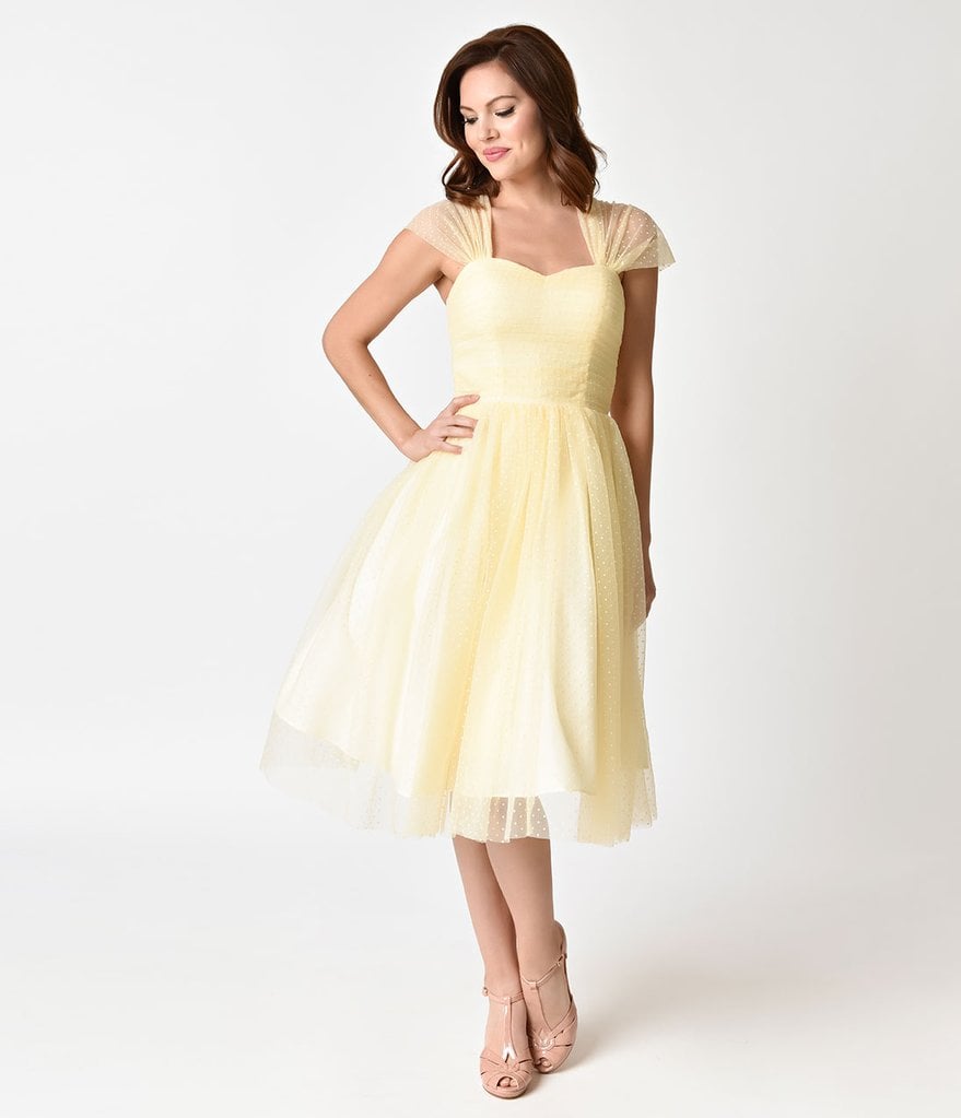 buttercup yellow dress