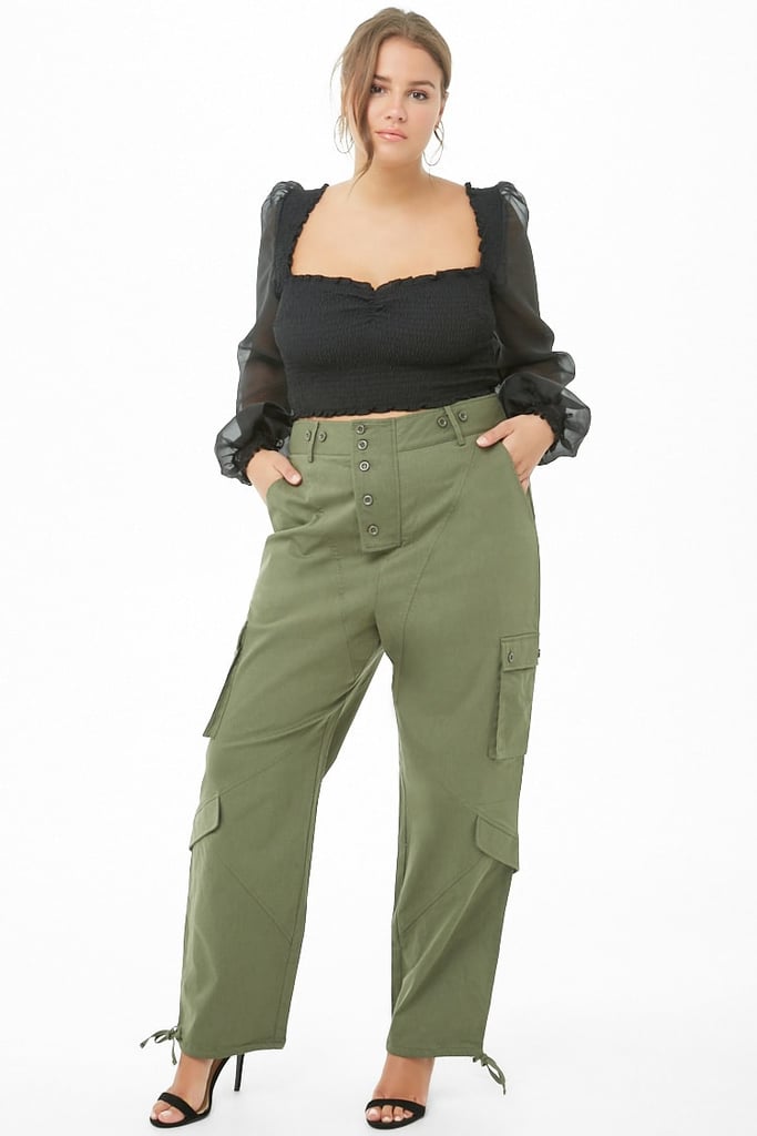 girl cargo pants forever 21