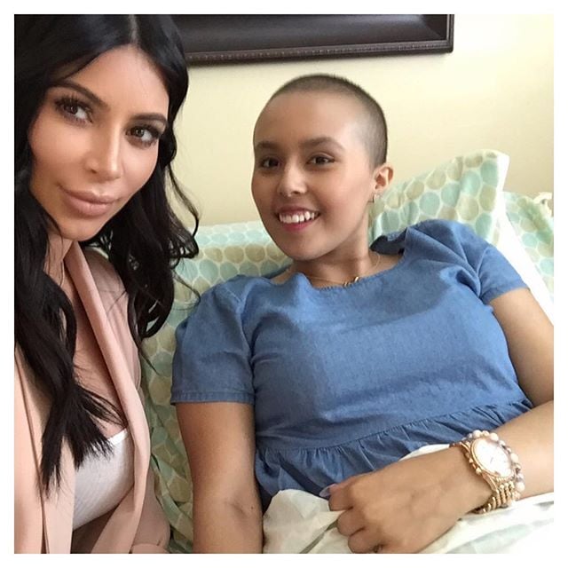 Kim Kardashian and Mason Disick's Make-A-Wish Visit | Photos
