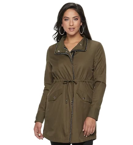 Studded Anorak Jacket