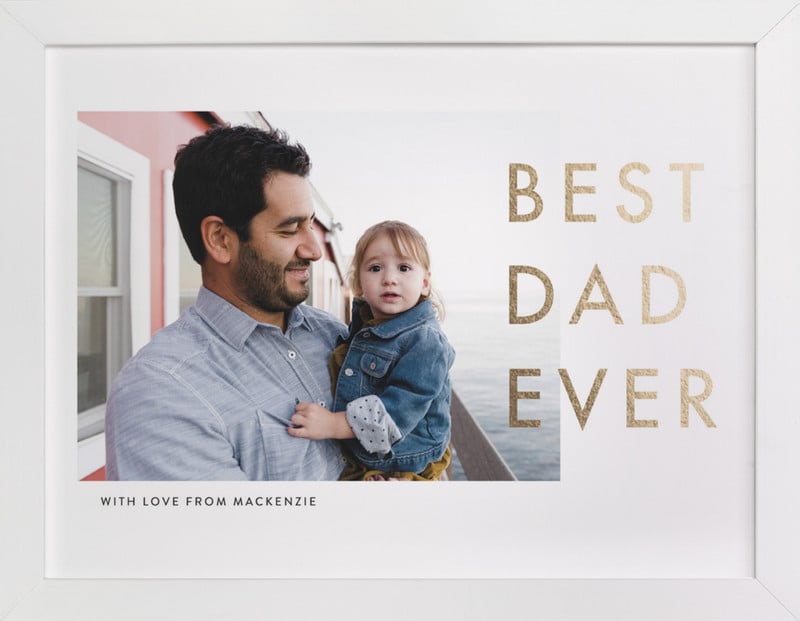 "Best Dad Ever" Art Print