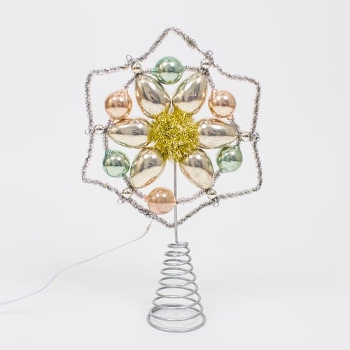 LC Lauren Conrad Snowflake Light-Up Christmas Tree Topper