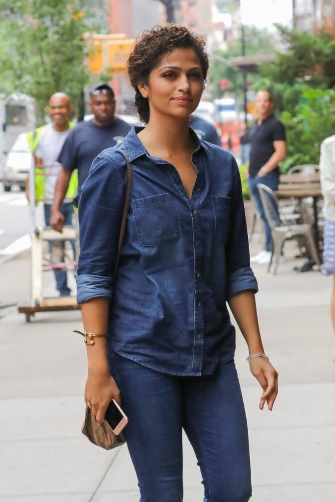 Camila Alves Wearing Denim on Denim June 2016