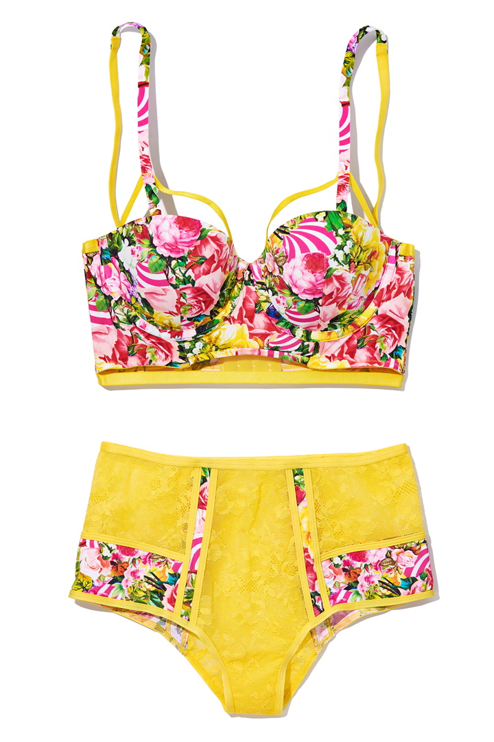 Victoria's Secret 36C M Mary katrantzou bra set