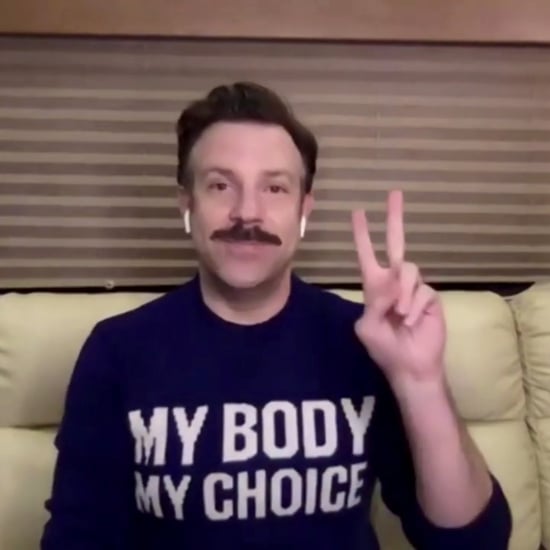 SAG Awards: Jason Sudeikis Wears "My Body My Choice" Sweater