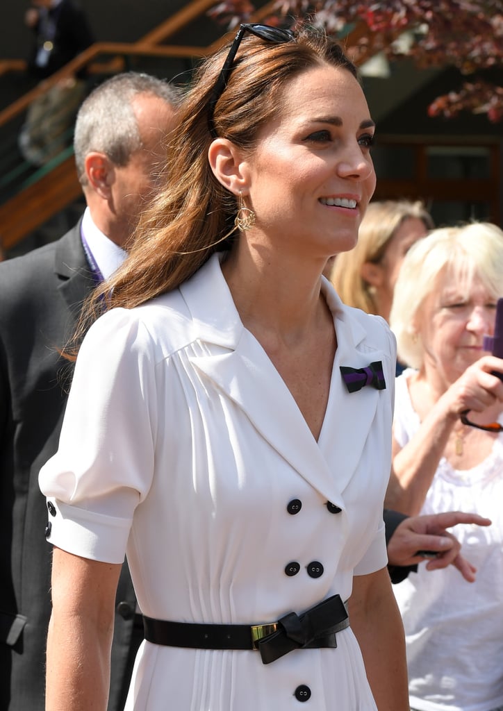 Kate Middleton White Dress at Wimbledon 2019