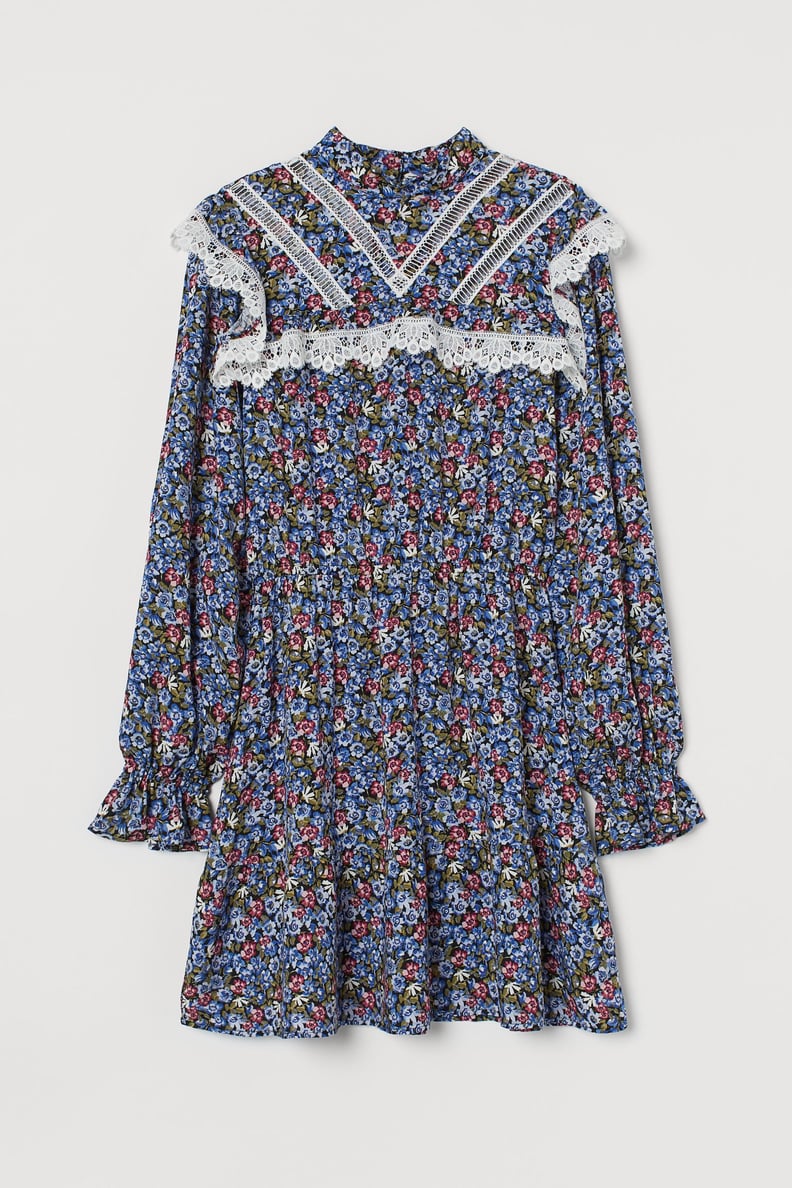Lace-Detail Dress