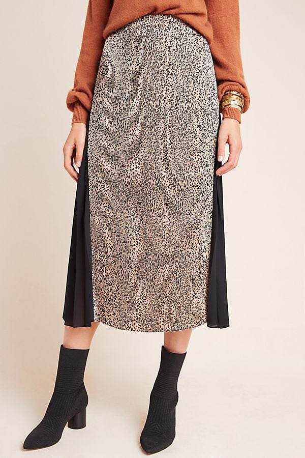 Riley Leopard Midi Skirt