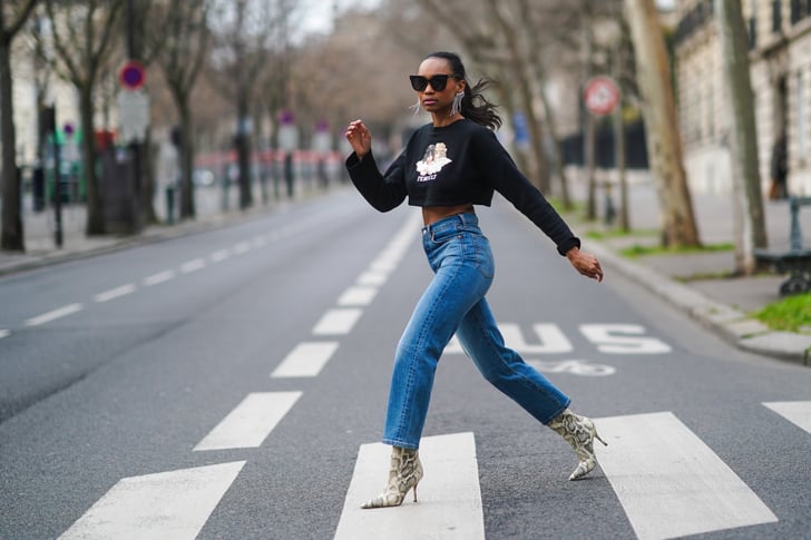 How to Wear Straight Leg Ankle Jeans in the Winter - Dressed for