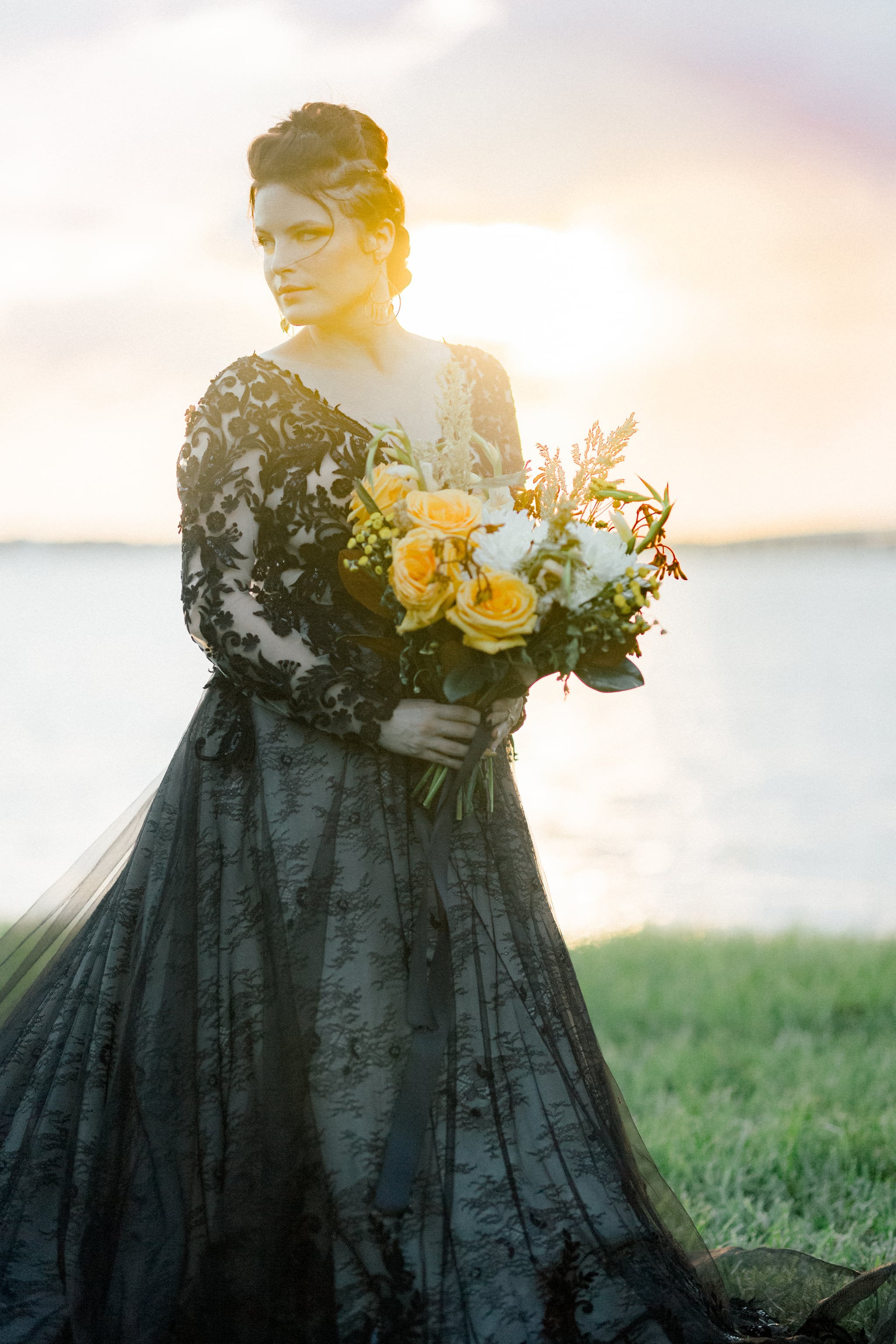 Hufflepuff shop wedding dress