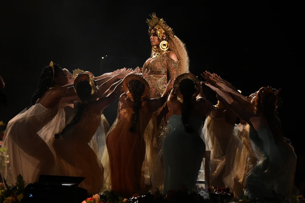 Beyonce Knowles at the 2017 Grammys