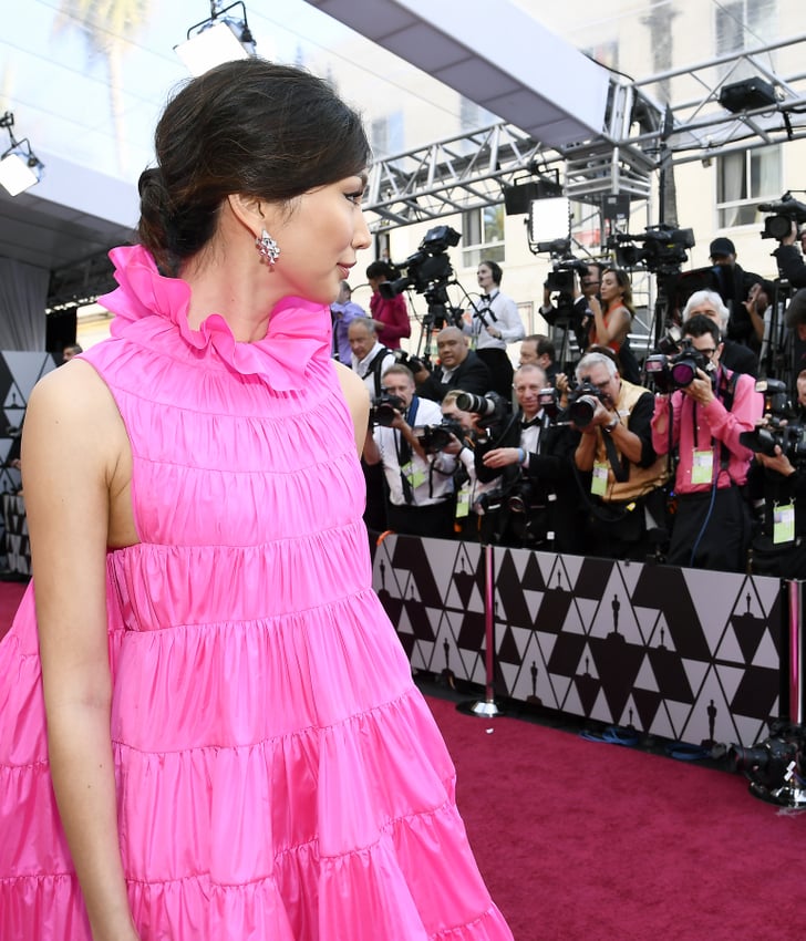 Gemma Chan Hair Oscars 2019 POPSUGAR Beauty UK Photo 4
