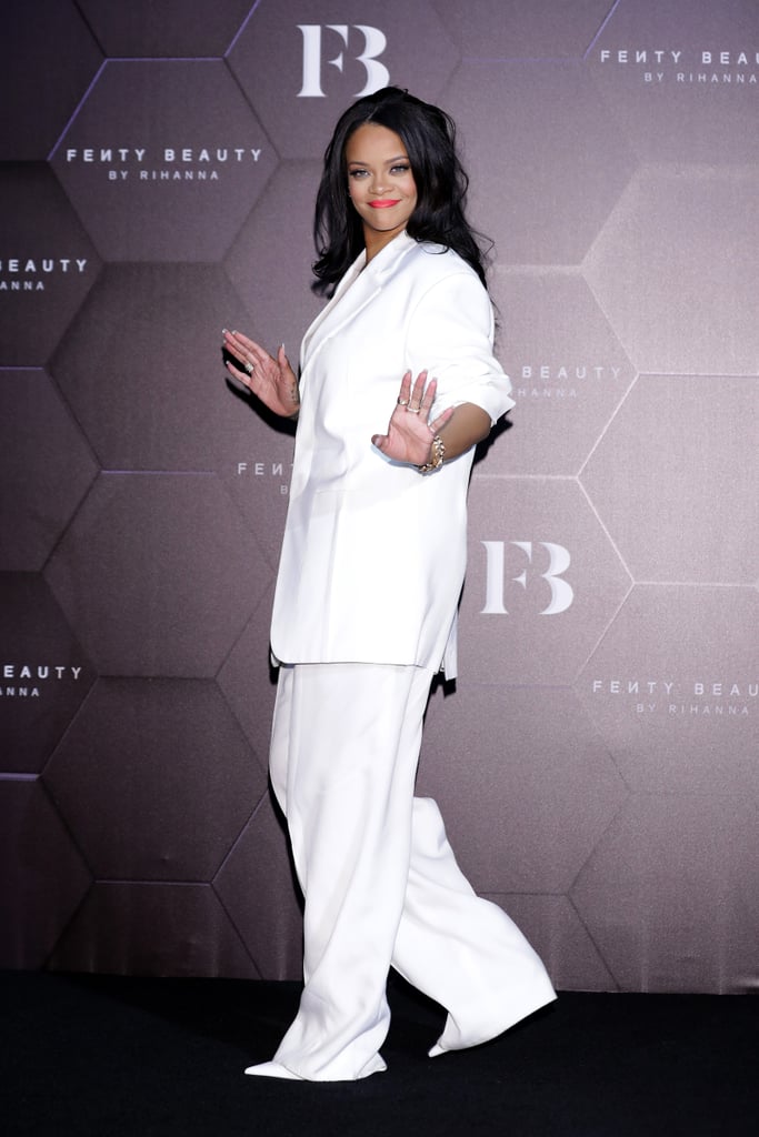 Rihanna's Striking Suited-Up Look in Seoul | Pictures