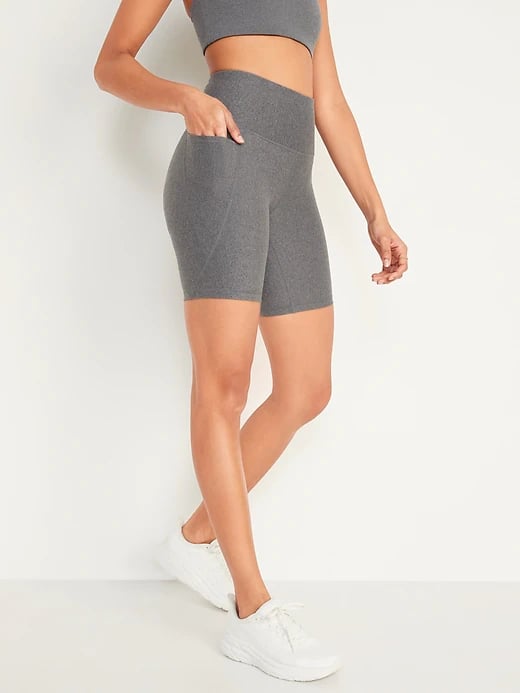 Old Navy High-Waisted PowerSoft Side-Pocket Biker Shorts