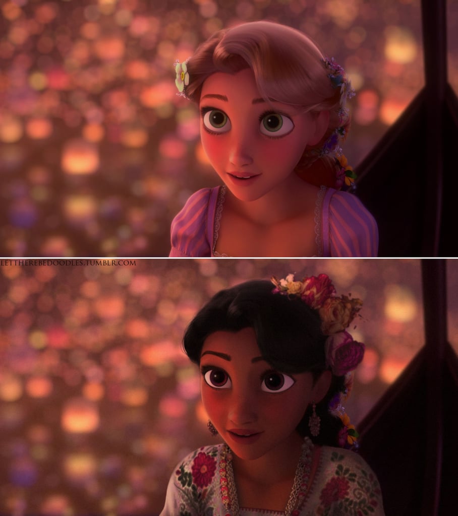 Rapunzel What If Disney Princesses Were More Diverse Popsugar Love 7055