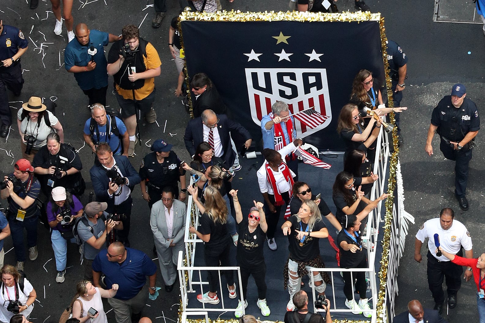 US Women's Soccer Team TickerTape Parade Photos PS Fitness