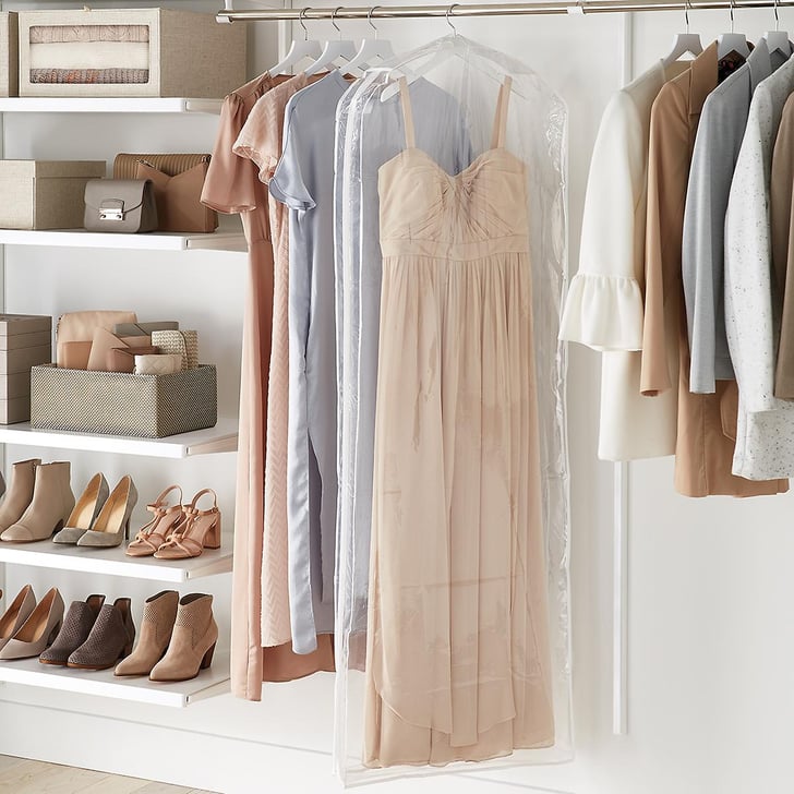 PEVA Single Garment Bags How to Organise Your Closet For Under 20 POPSUGAR Home UK Photo 7