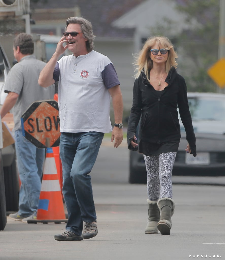 Goldie Hawn and Kurt Russell Out in LA May 2016