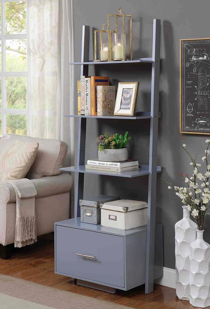 Johar Furniture American Heritage Ladder Bookcase with File Drawer