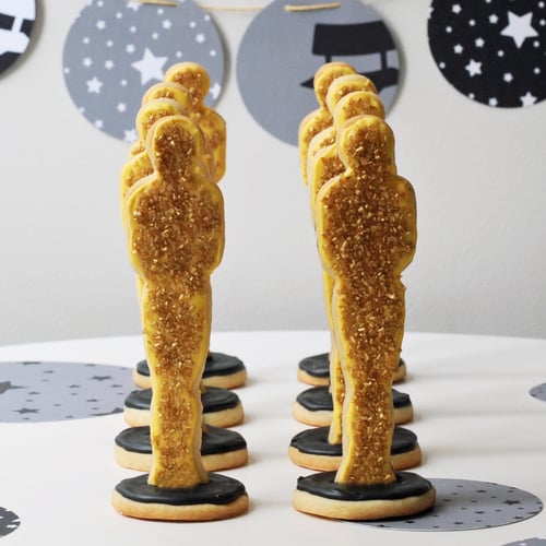 Oscars-Statue Sugar Cookies Oscars-Statue Sugar Cookies
