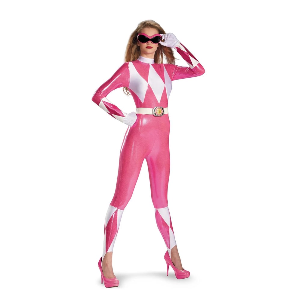 Power Rangers Mighty Morphin Pink Ranger Sassy Bodysuit Adult Costume