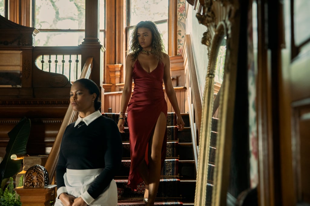 Kiara's Red Slip Dress on "Outer Banks" Season 3