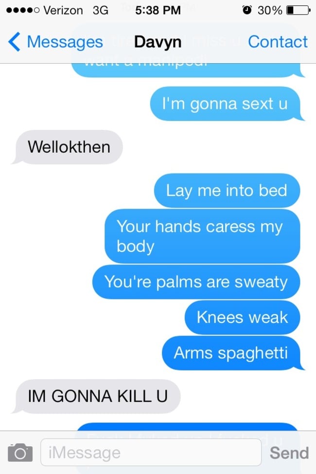 Conversations read sexting to Real Life