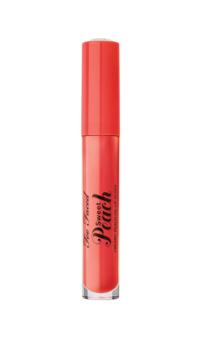 Too Faced Sweet Peach Creamy Lip Oil in Tickle-Me-Peach