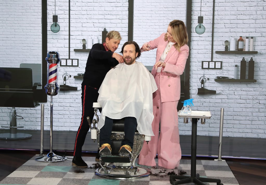Olivia Wilde Cut Jason Sudeikis's Hair on The Ellen Show