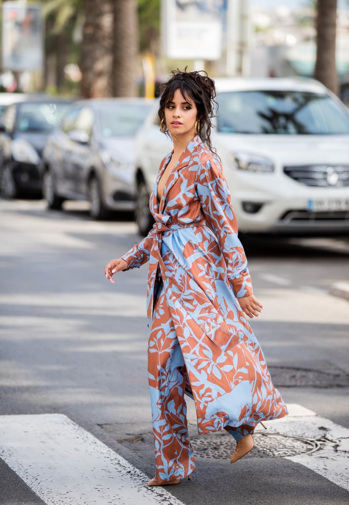 Camila Cabello Blue and Brown Outfit at Cannes Lions 2019