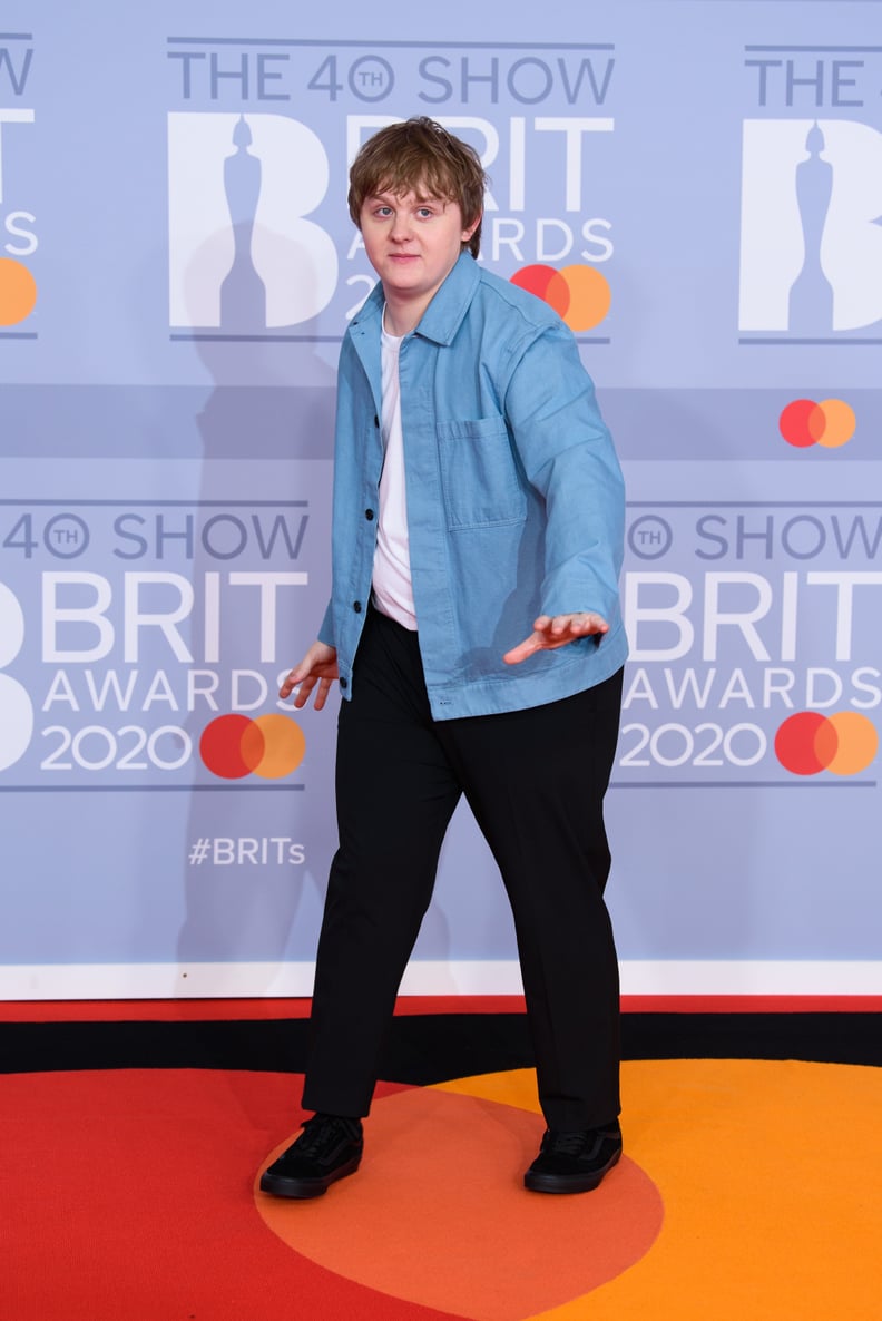 Lewis Capaldi on the 2020 BRIT Awards Red Carpet