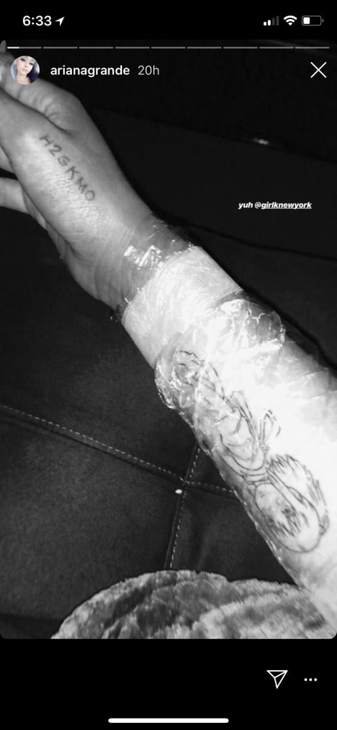 She Gave a Glimpse of Her New Ink Through Her Instagram Stories