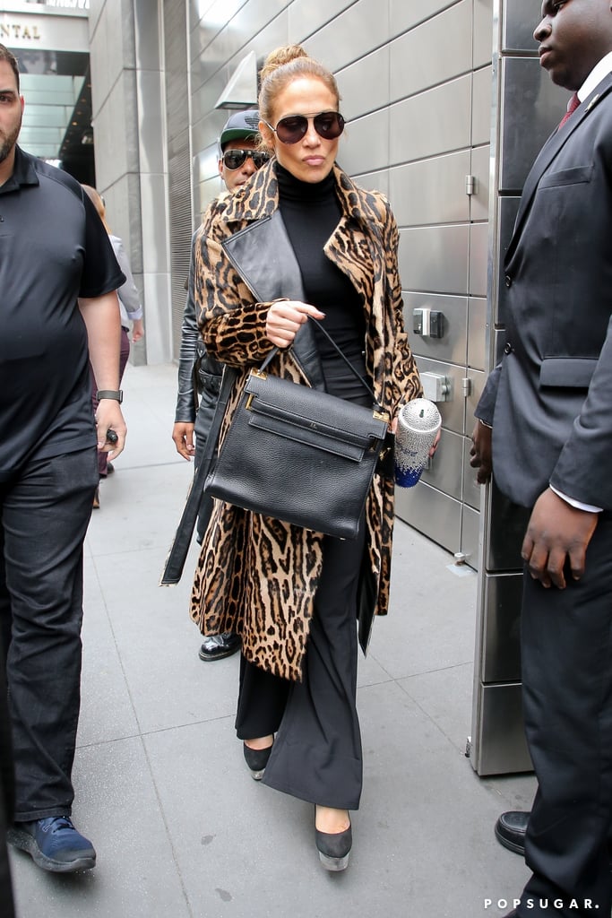 Jennifer Lopez's Leopard Trench Coat