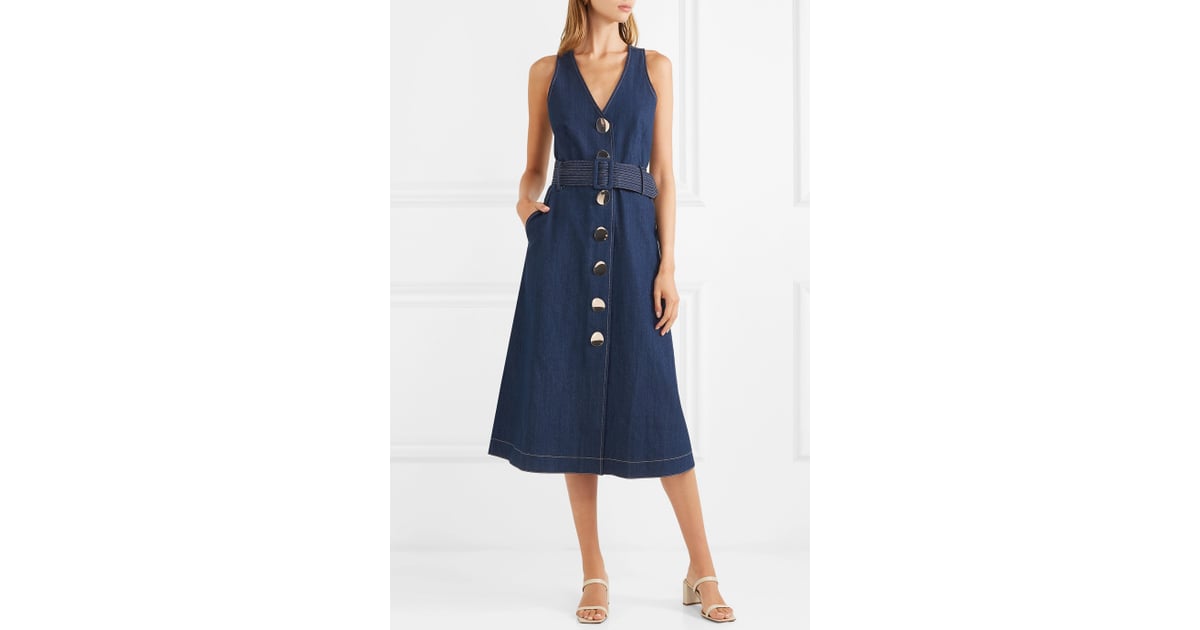 paper london denim dress