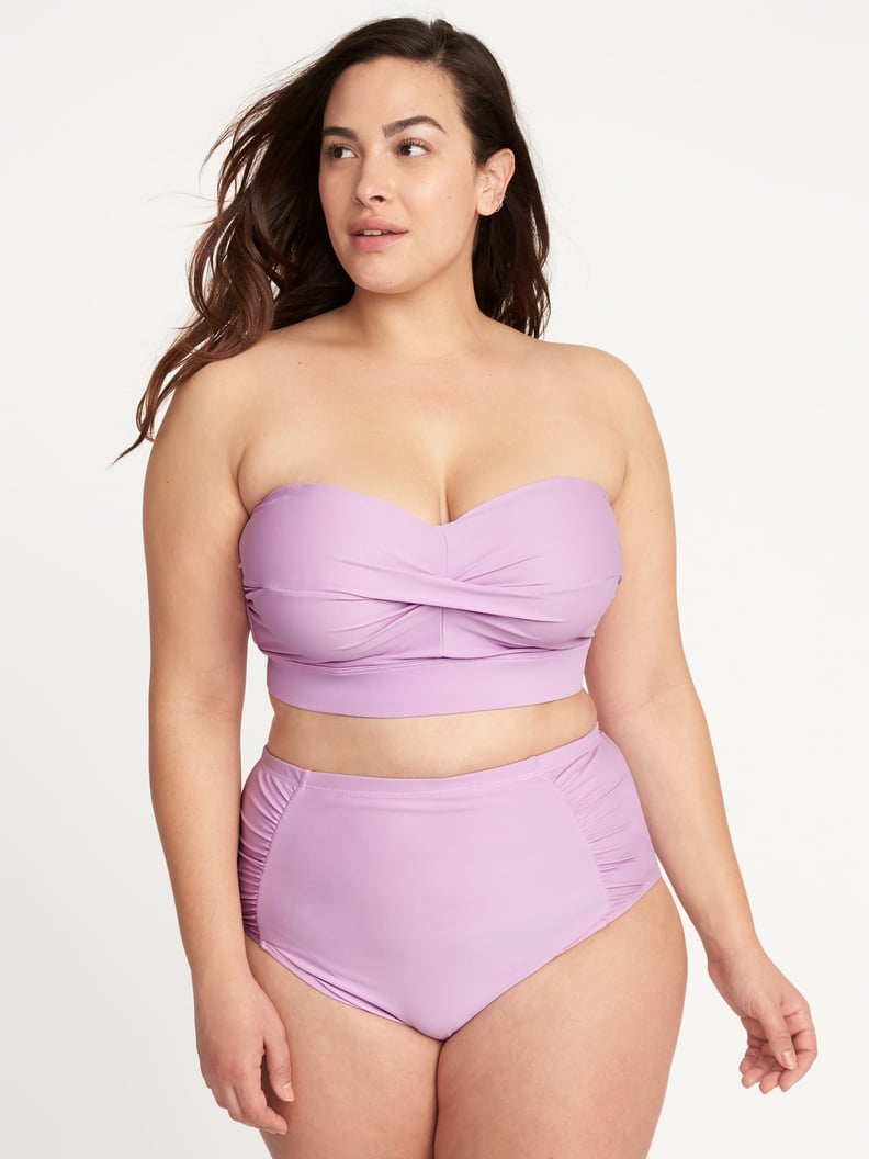 Old Navy Twist-Front Long-Line Swimsuit