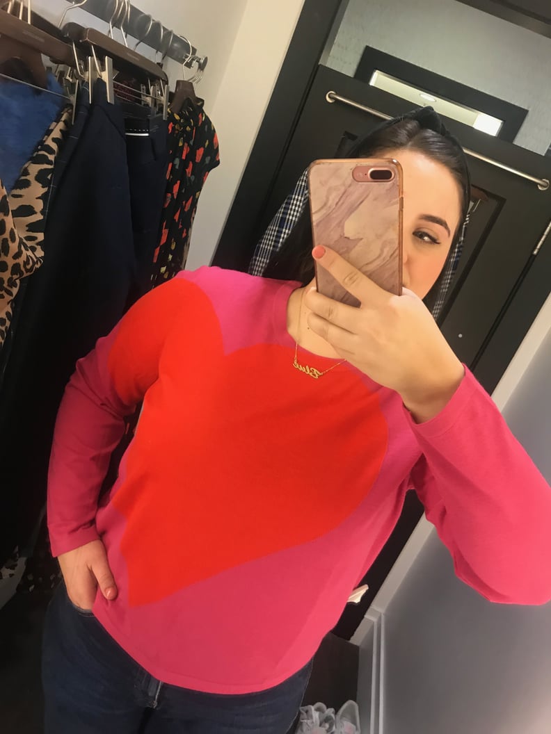 Banana republic heart sweater cheap