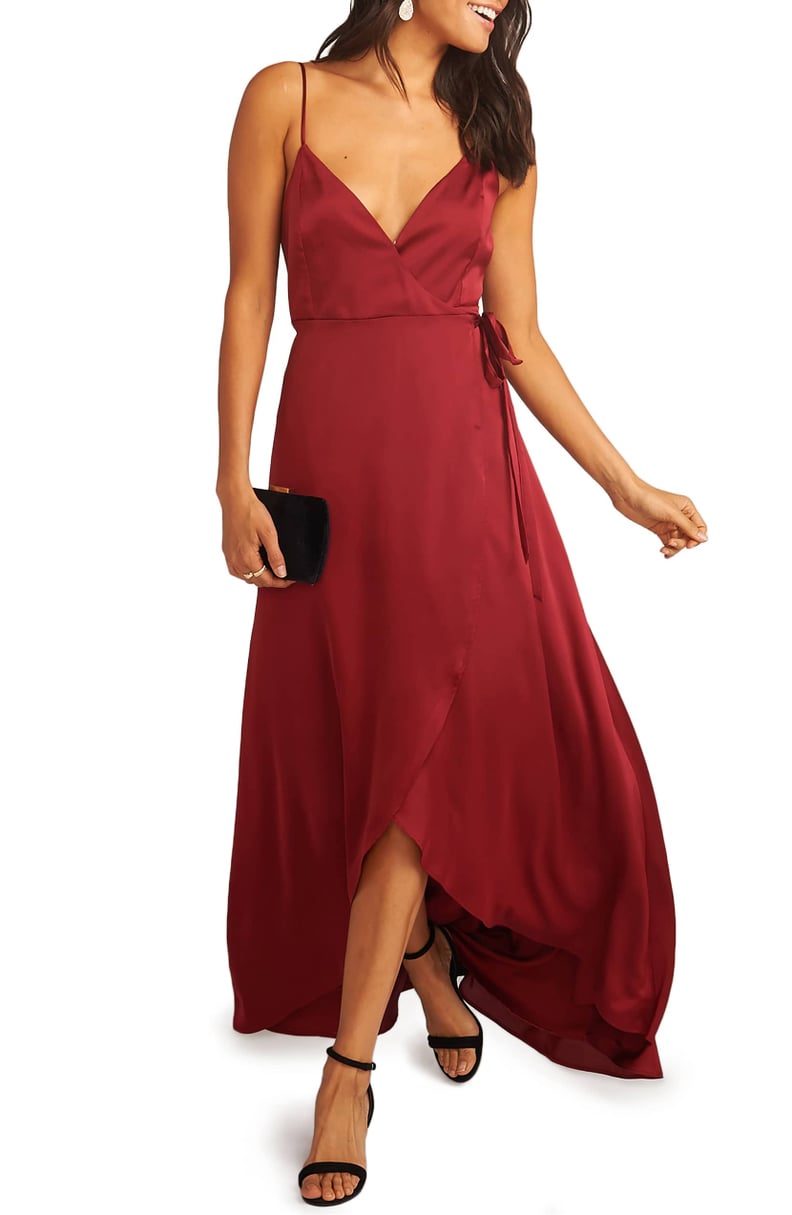 Show Me Your Mumu Mariah Wrap Evening Dress