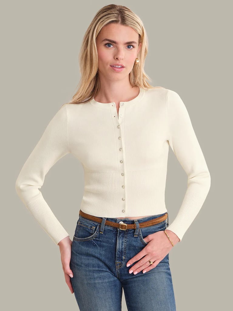 525 America Anne High Waist Rib cardigan