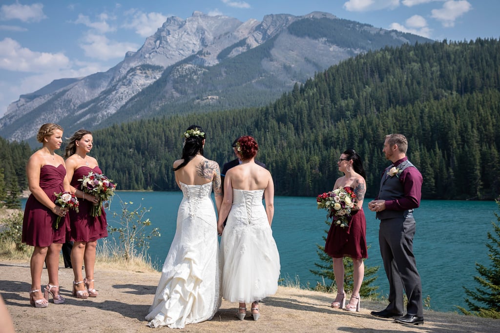 Lakeside Banff Wedding