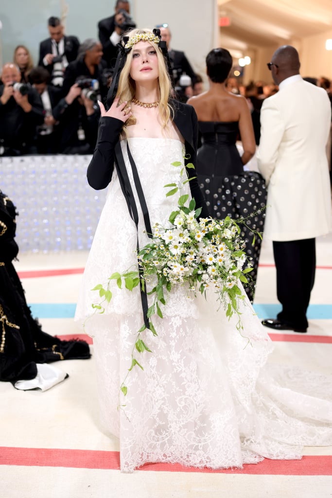 Elle Fanning at the 2023 Met Gala Met Gala 2023 Red Carpet Fashion